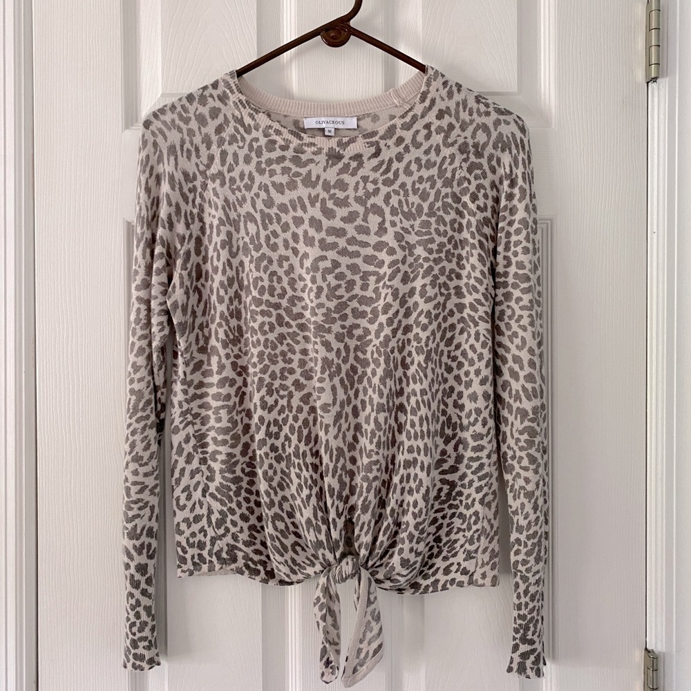 Leopard Print Sweater